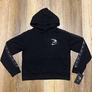 NWT Nike 3 BRAND by Russell Wilson Ribbed Hoodie Girls Large(10/12) MSRP $55